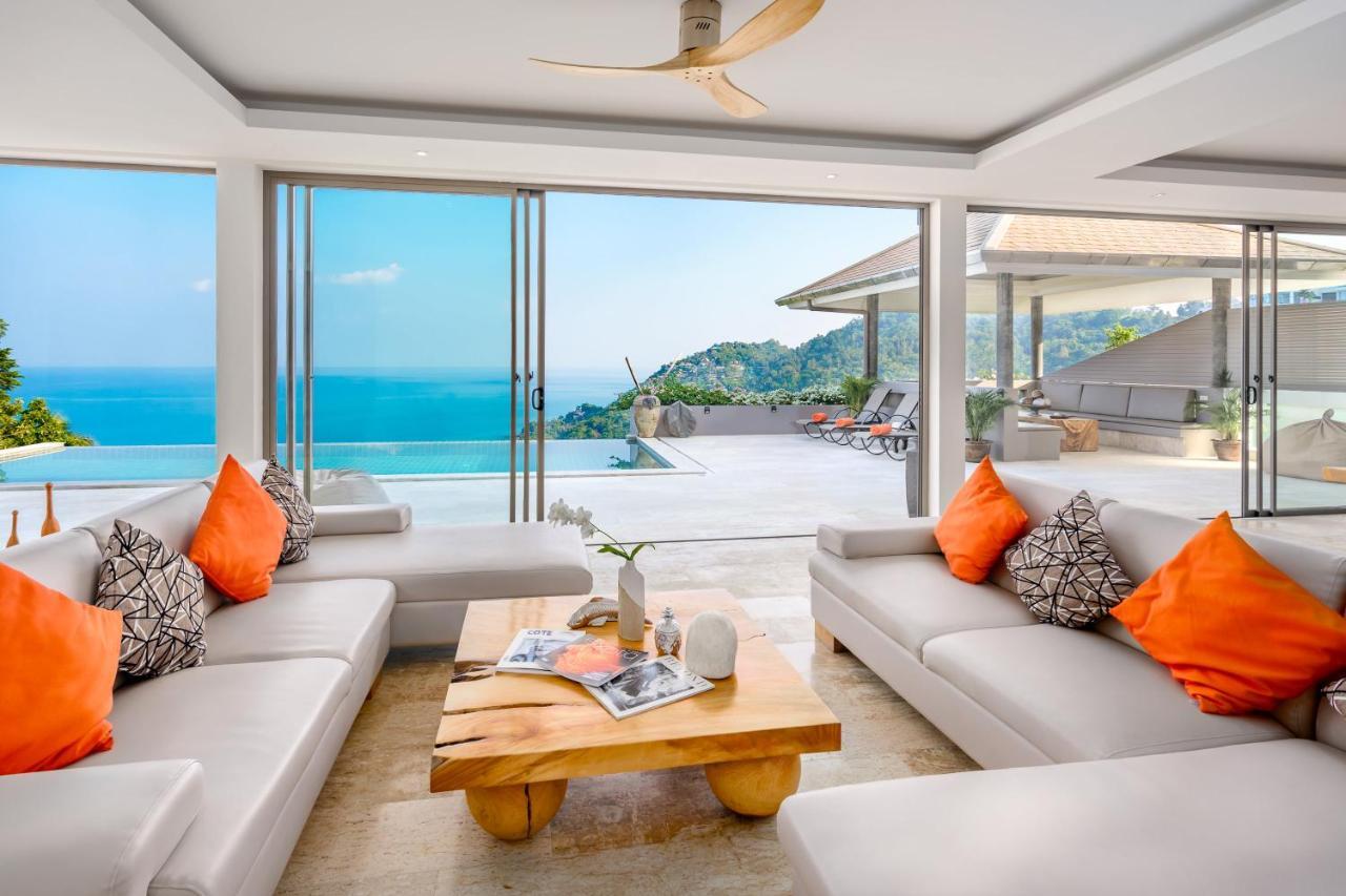 Luxury Seaview Villa -Double Infinity Pools-20 Persons หาดเฉวง ภายนอก รูปภาพ