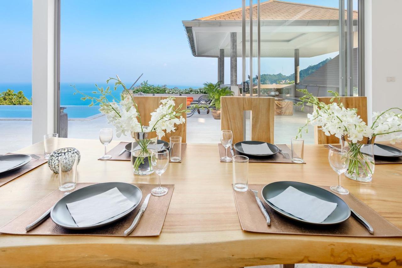 Luxury Seaview Villa -Double Infinity Pools-20 Persons หาดเฉวง ภายนอก รูปภาพ